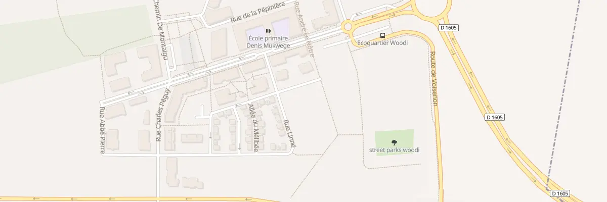 Plan du 75 Rue André le Notre à Melun