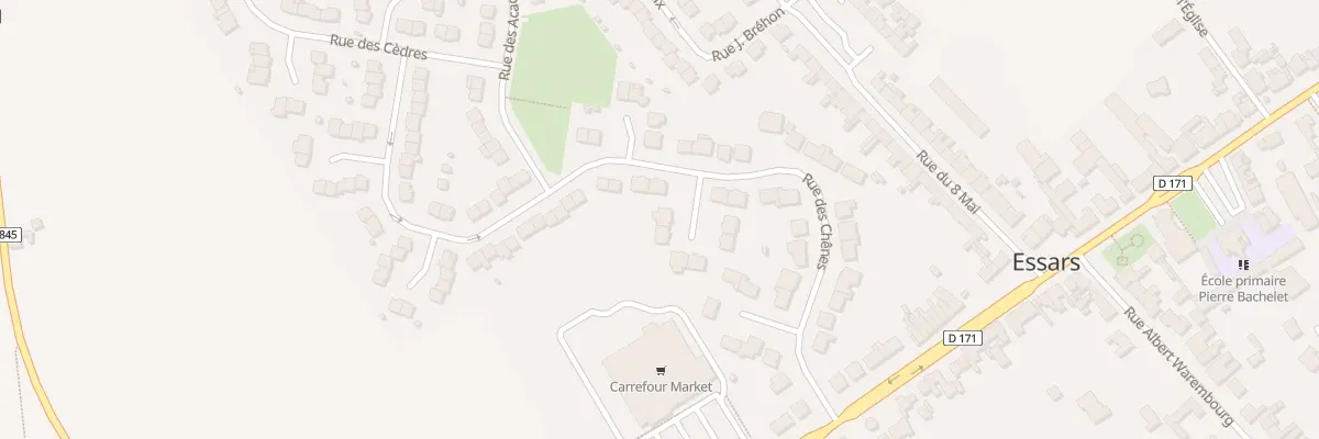 Plan du 41 Rue des Chênes à Essars