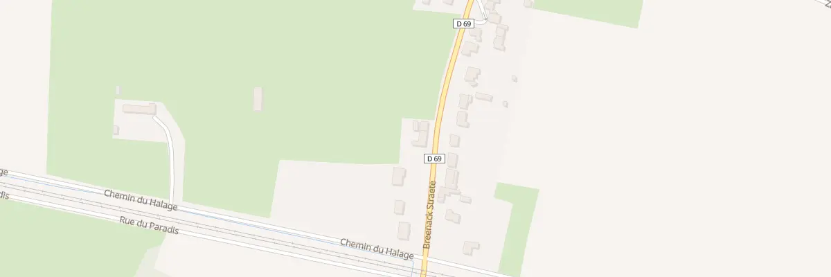Plan du 536 Breenack Straete à Merris
