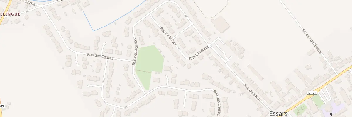 Plan du 7 Rue de la Paix à Essars