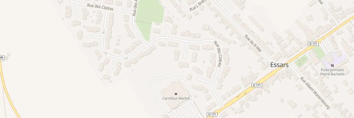 Plan du 39 Rue des Chênes à Essars