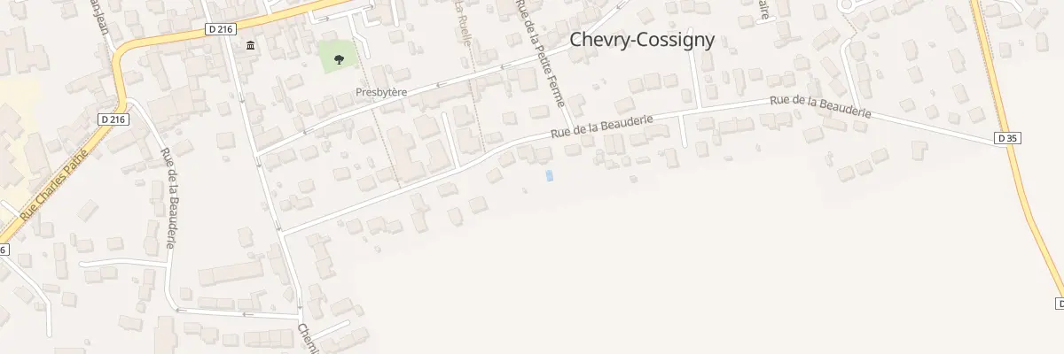 Plan du 70 Rue de la Beauderie à Chevry-Cossigny