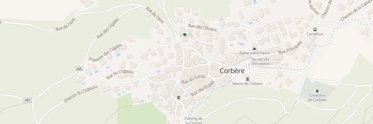 Plan du 10 Rue de l’Aire à Corbère