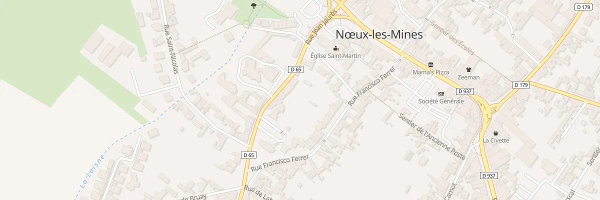Plan du 4 Rue Jean Jaurès à Nœux-les-Mines