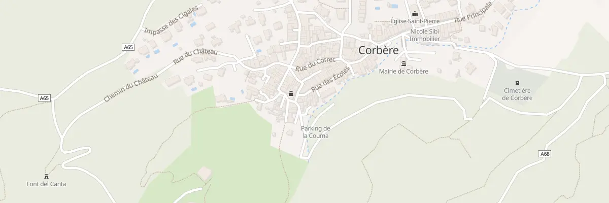 Plan du 17 Rue des Ecoles à Corbère