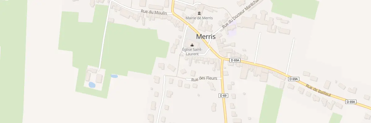 Plan du 12 Pl de l’Eglise à Merris