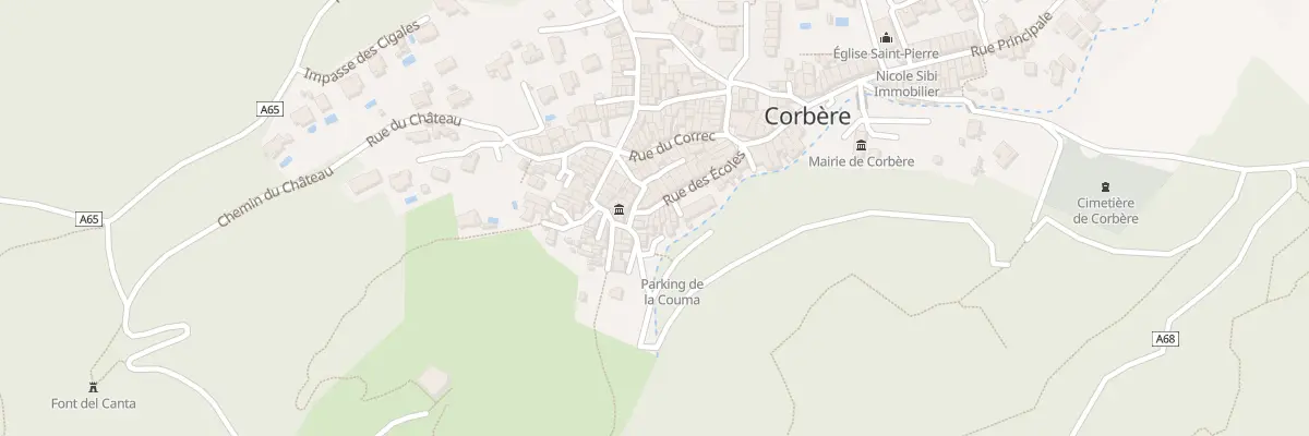 Plan du 3 Rue La Coume à Corbère