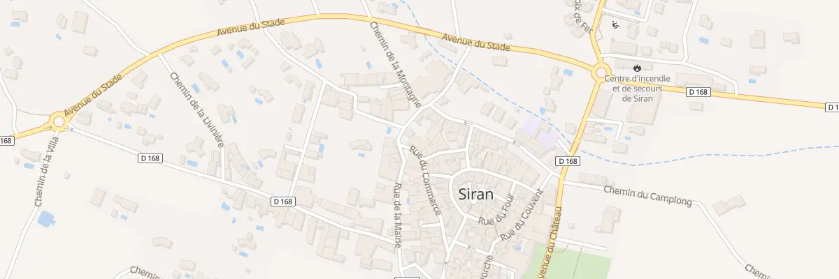 Plan du 7 Pl du Tour de Ville à Siran