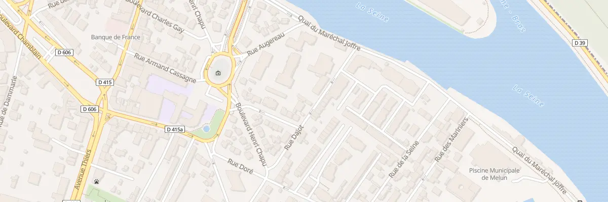 Plan du 8 Rue Dajot à Melun