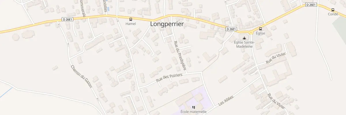 Plan du 5 Rue du Presbytère à Longperrier