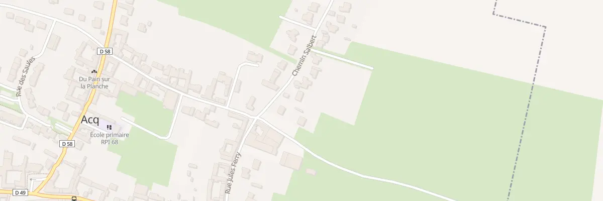 Plan du 4 Che Salbert à Acq