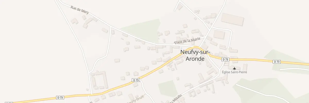 Plan du 7 Rue de Mery à Neufvy-sur-Aronde