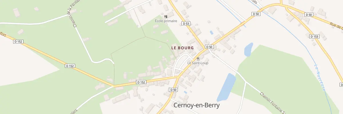 Plan du 6 Pl de l’Eglise à Cernoy-en-Berry