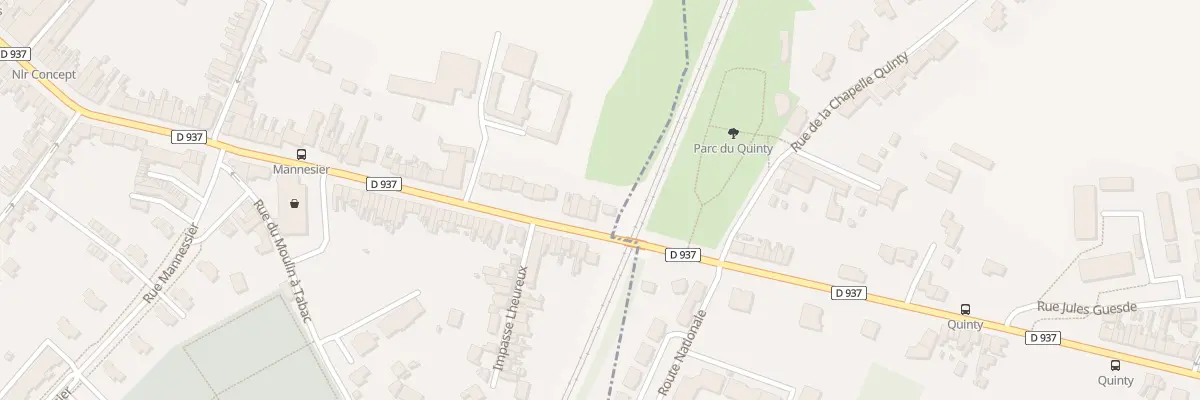 Plan du 1433 Rue de Lille à Béthune