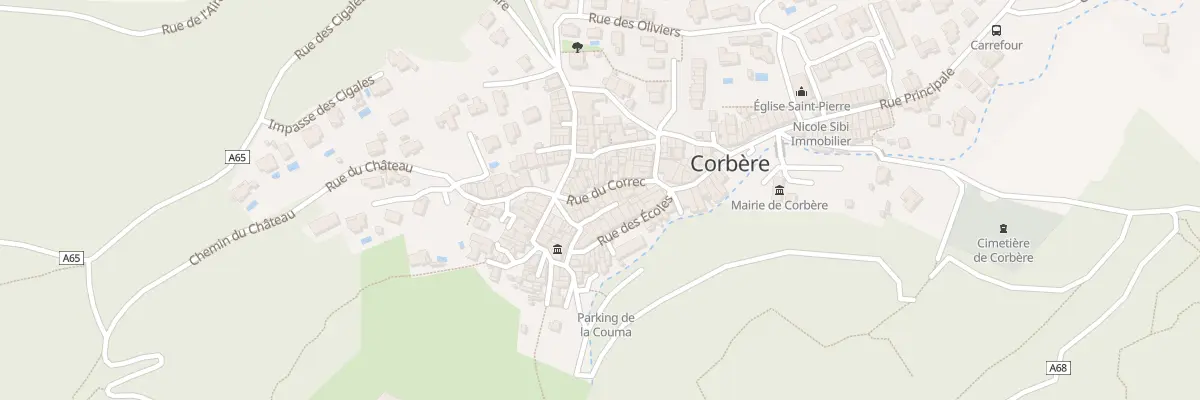 Plan du 17 Rue Carrer Del Correc à Corbère