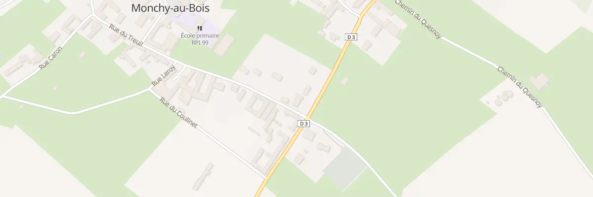 Plan du 9 Rue St Ladre à Monchy-au-Bois