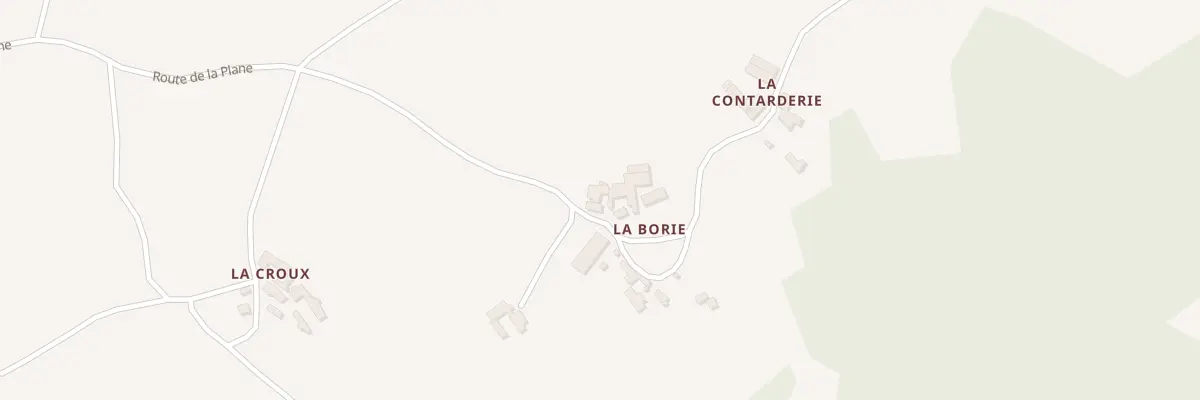 Plan du 5120 La Borie au Nayrac