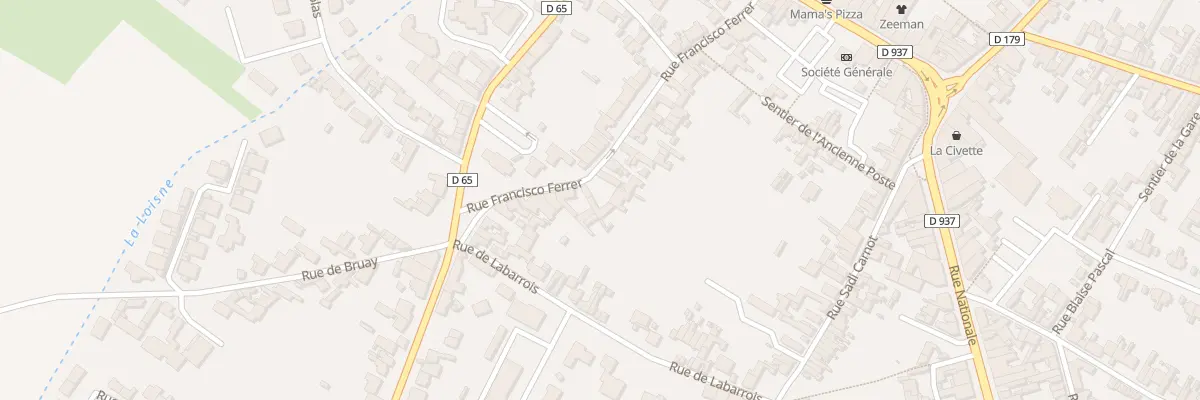 Plan du 54 Rue Francisco Ferrer à Nœux-les-Mines