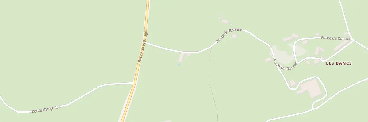 Plan du 2 Rte de Ronnet à Marcillat-en-Combraille