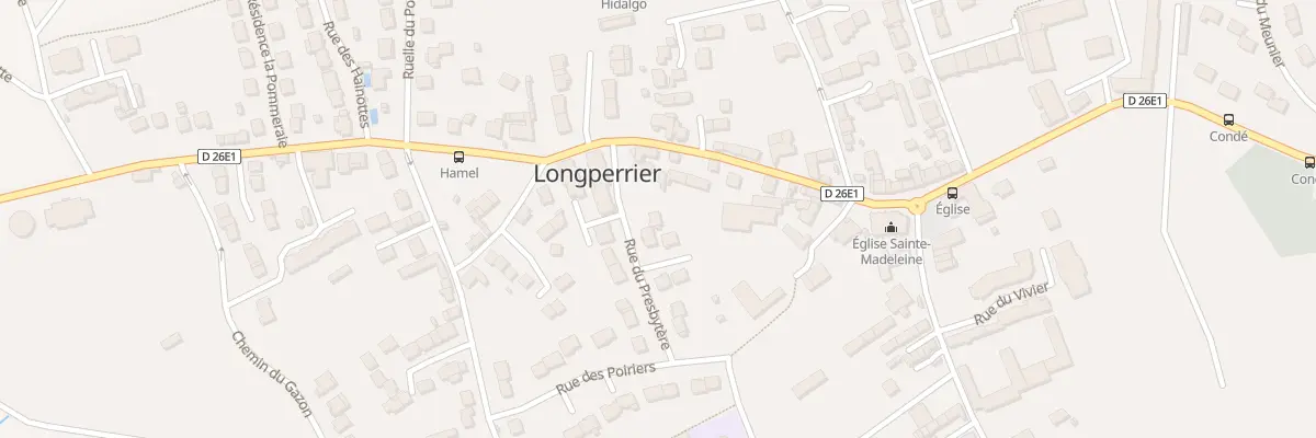 Plan du 8 Rue du Presbytère à Longperrier