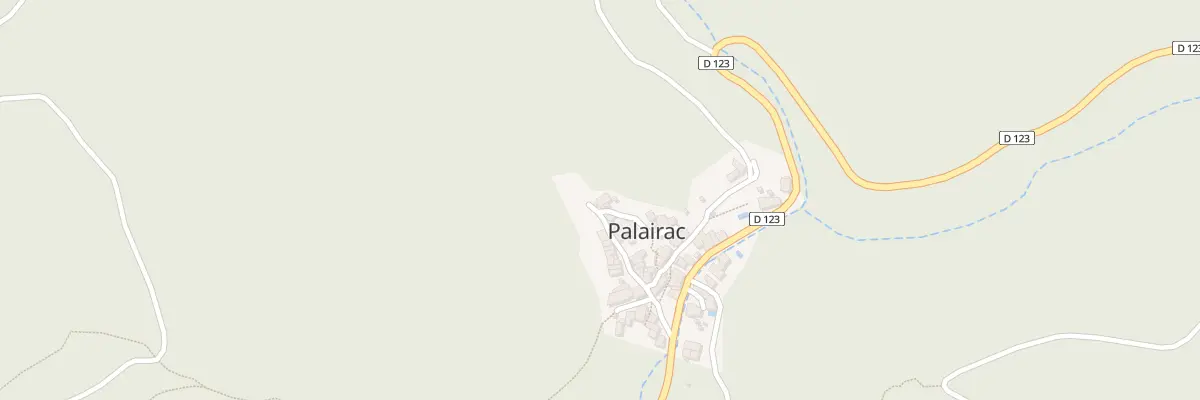 Plan du 14 Cae Dal Colomier à Palairac