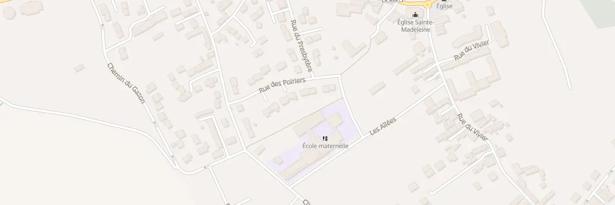 Plan du 10 Rue des Poiriers à Longperrier