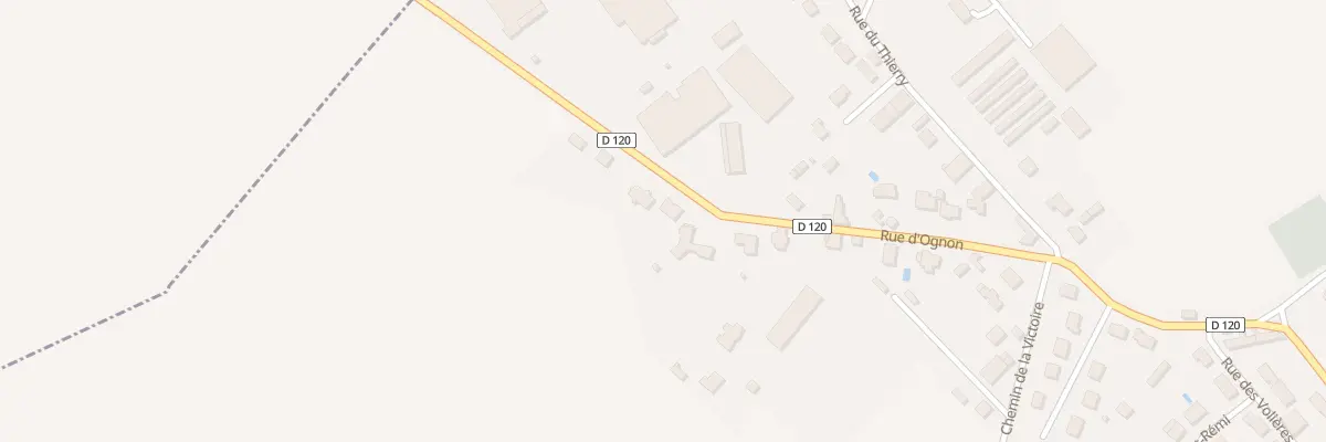 Plan du 30 Rue d’Ognon à Barbery