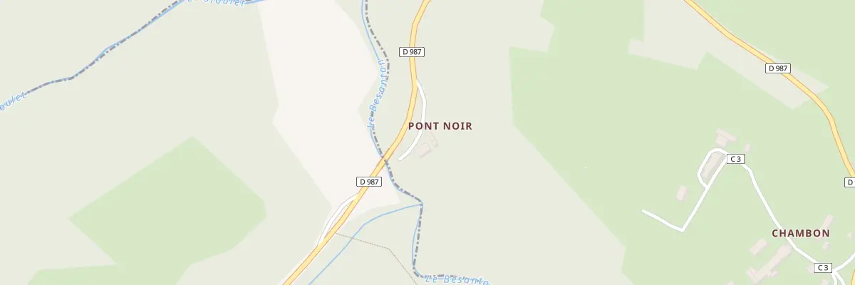 Plan du 1 Pont Noir à Combrailles