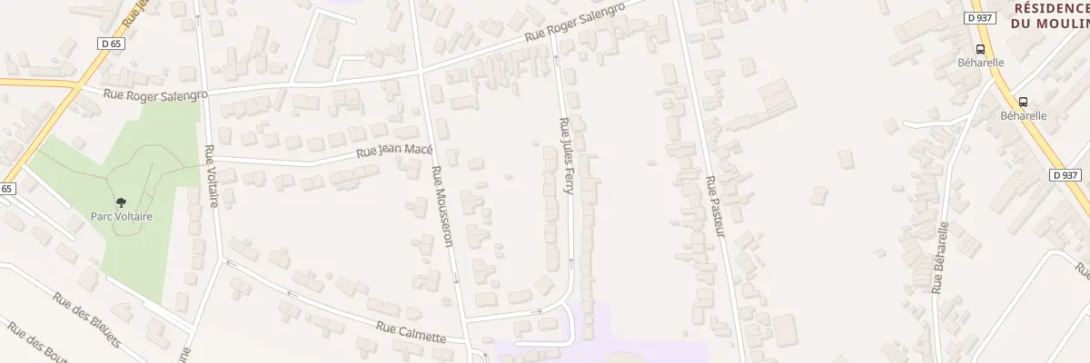 Plan du 6 Rue Jules Ferry à Nœux-les-Mines