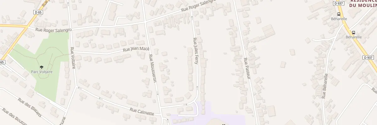 Plan du 8 Rue Jules Ferry à Nœux-les-Mines