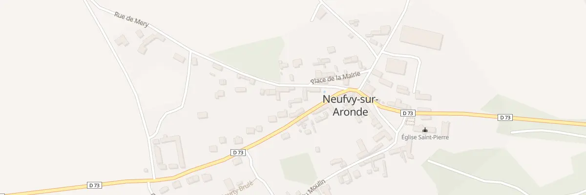 Plan du 3 Rue de Mery à Neufvy-sur-Aronde