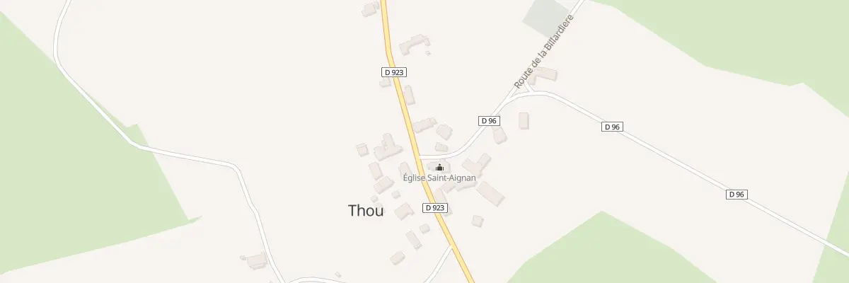 Plan du 1 Rte de Subligny à Thou