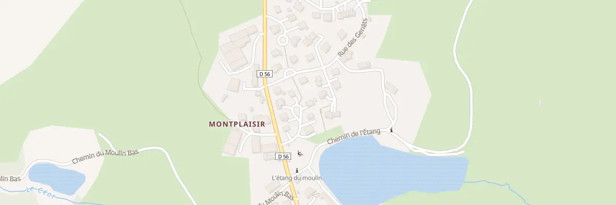 Plan du 5003 La Lande à Arvieu