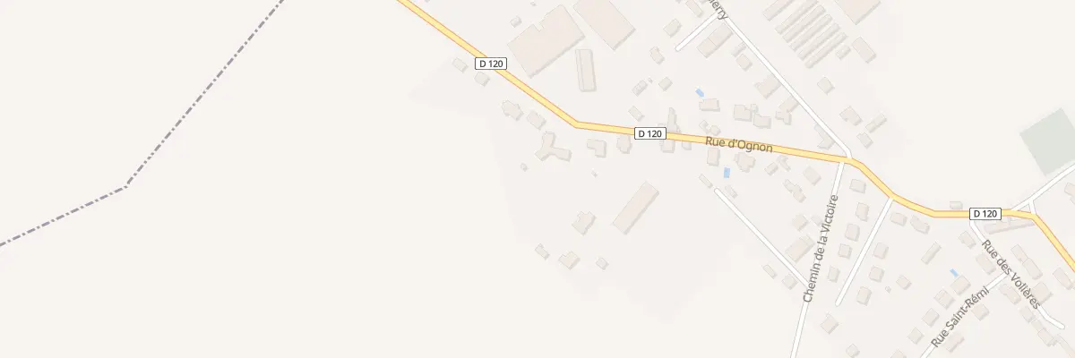 Plan du 28 Rue d’Ognon à Barbery