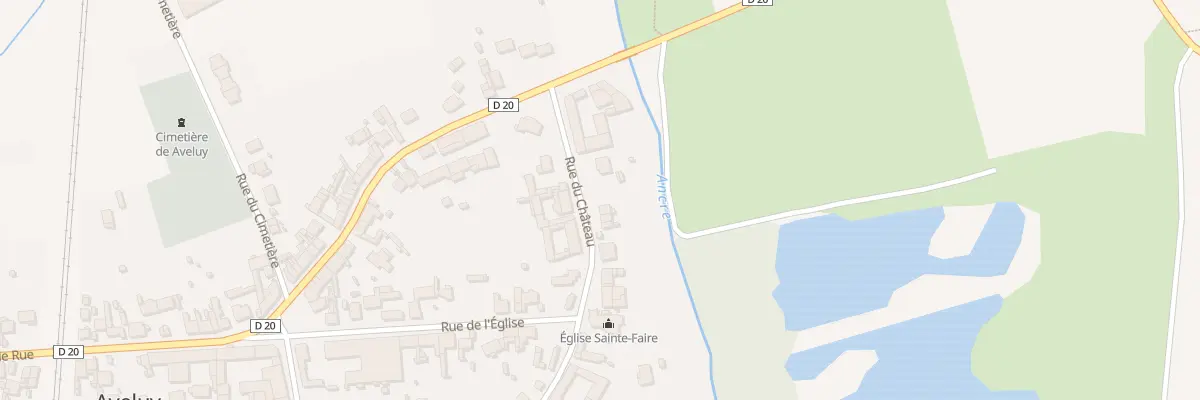 Plan du 8 Rue du Chateau à Aveluy
