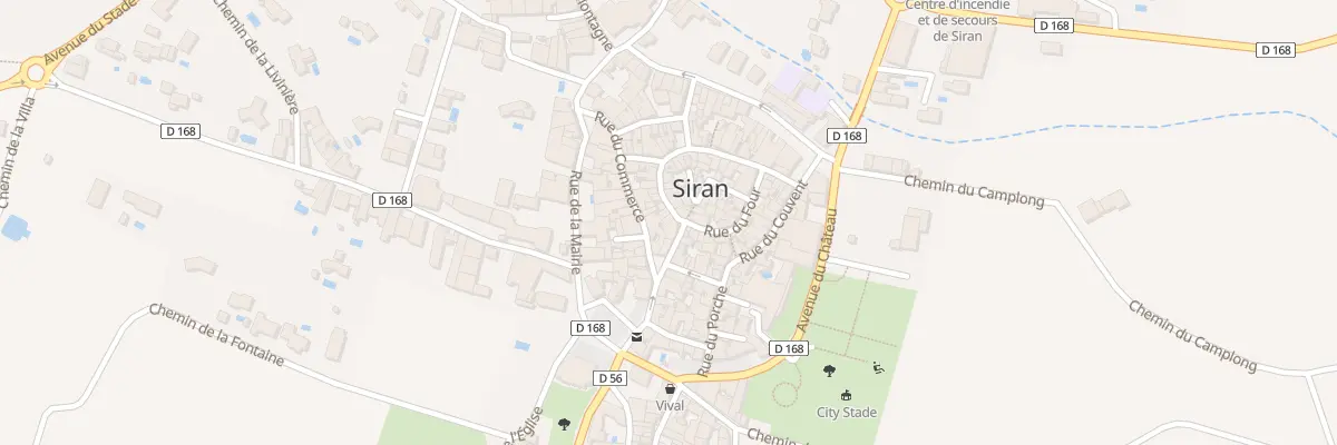 Plan du 5214 Rue de la Cité à Siran