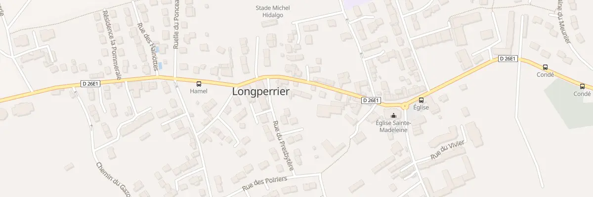 Plan du 23 Rue de Maincourt à Longperrier