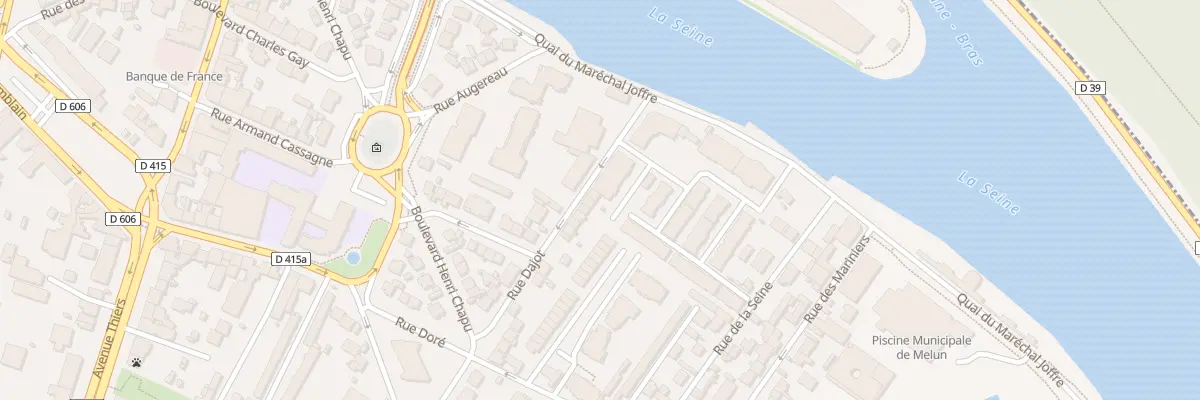 Plan du 7 Rue Dajot à Melun