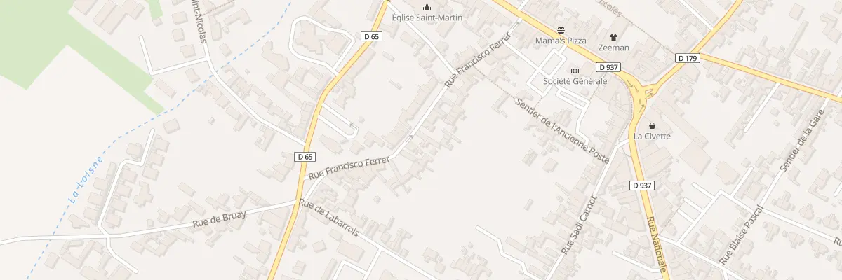 Plan du 42 Rue Francisco Ferrer à Nœux-les-Mines