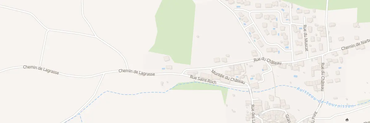 Plan du 5000 Che Lagrasse à Tournissan