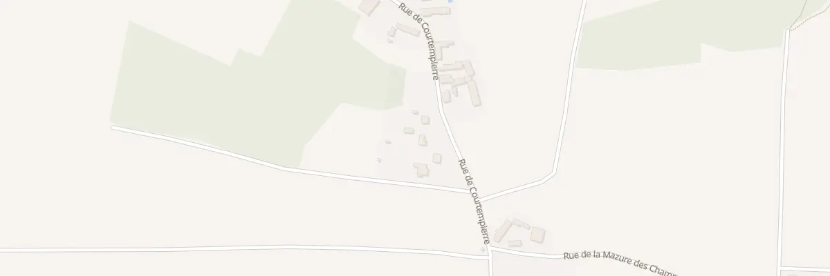 Plan du 45 Rue de Courtempierre à Treilles-en-Gâtinais