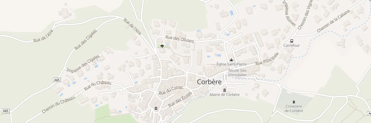 Plan du 3 Rue Poux Albel à Corbère