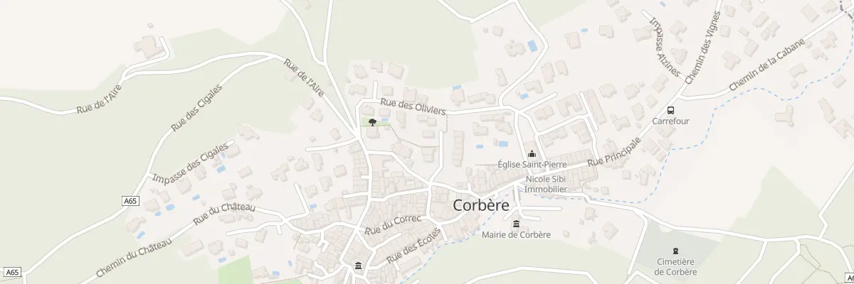 Plan du 7 Imp Poux Albel à Corbère