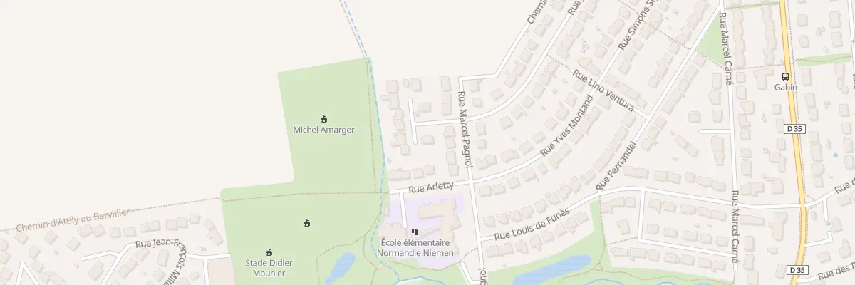 Plan du 1 Rue Alice Saprich à Chevry-Cossigny