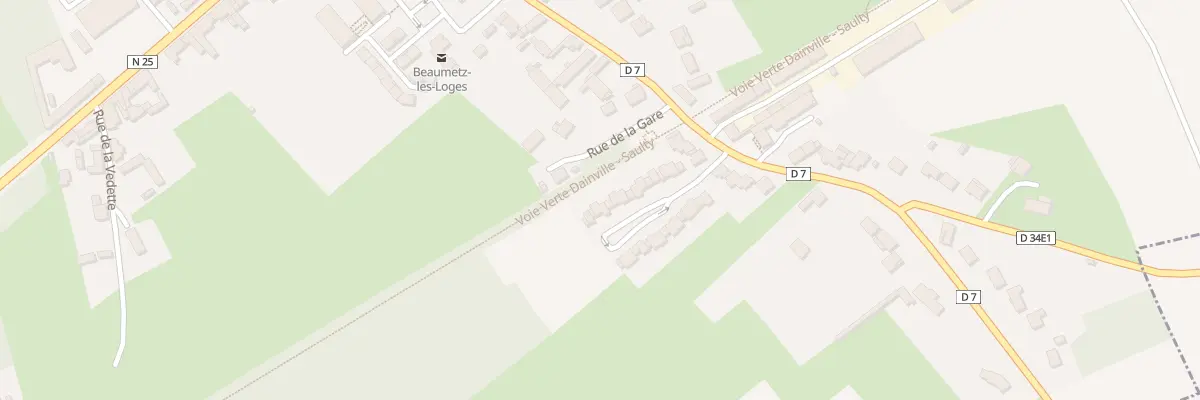 Plan du 16 Rue des Loges à Beaumetz-lès-Loges