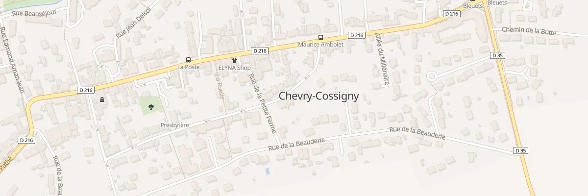 Plan du 30 Rue Maurice Ambolet à Chevry-Cossigny