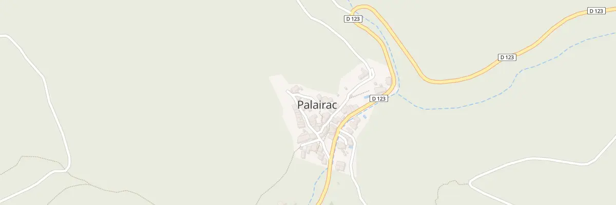 Plan du 1 Cae Dal Castel à Palairac