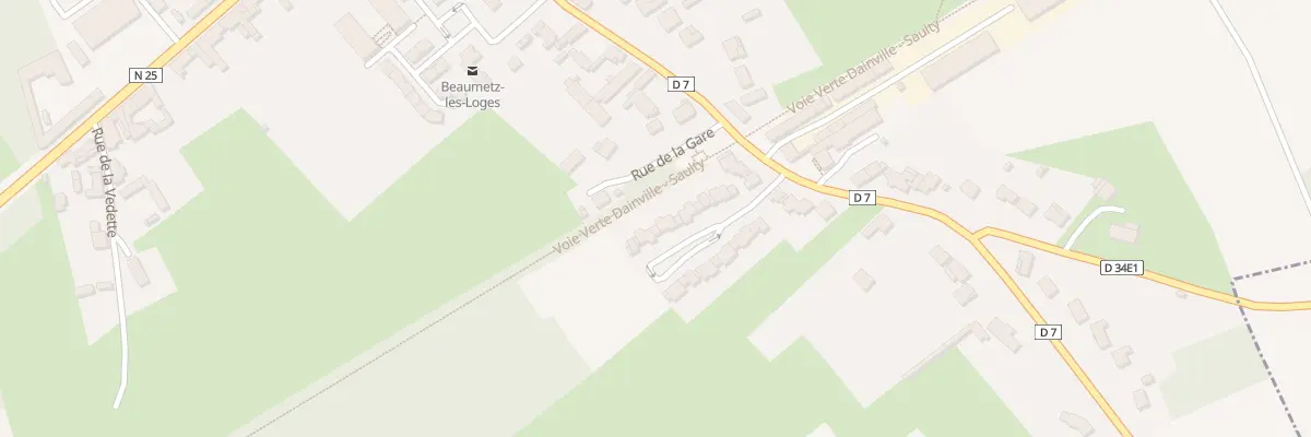 Plan du 14 Rue des Loges à Beaumetz-lès-Loges