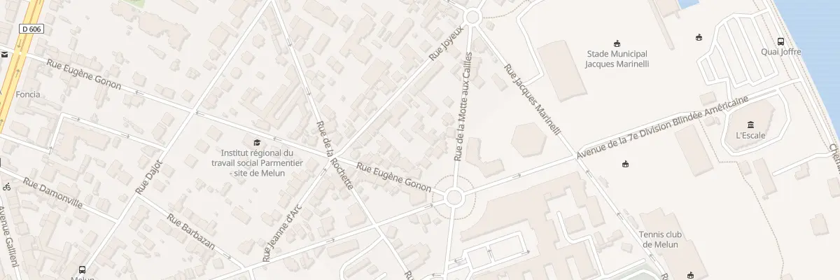 Plan du 11 Rue Joyeux à Melun