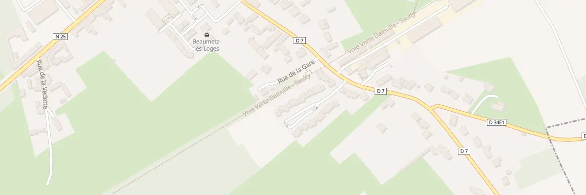 Plan du 12 Rue des Loges à Beaumetz-lès-Loges